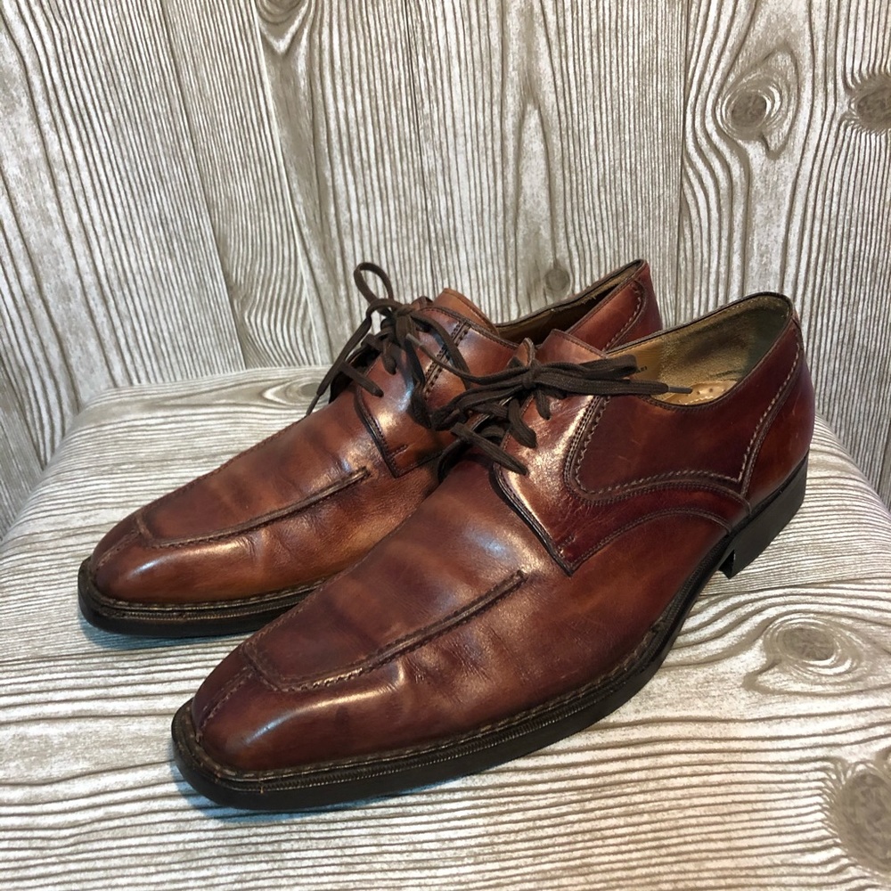 Magnanni Teodoro Split Toe Oxford  Sz 10 - Picture 4 of 12